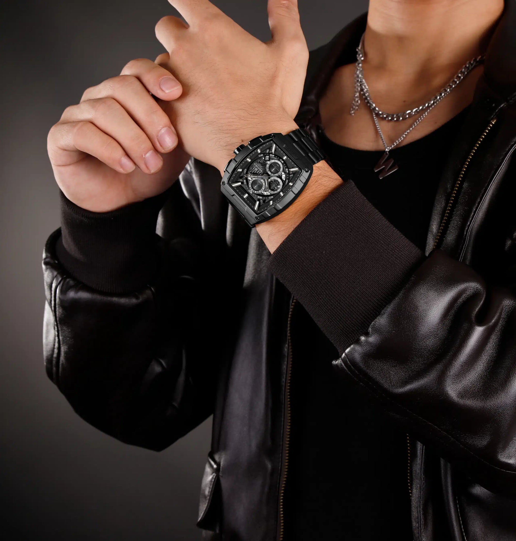 RELOJ NAVIFORCE NF8066 ORIGINAL ELEGANTEN NEGRO | NAV-127, NAV-128, NAV-129 PARA HOMBRE