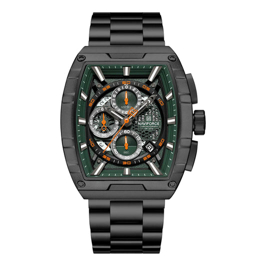 RELOJ NAVIFORCE NF8066 ORIGINAL ELEGANTEN NEGRO | NAV-127, NAV-128, NAV-129 PARA HOMBRE