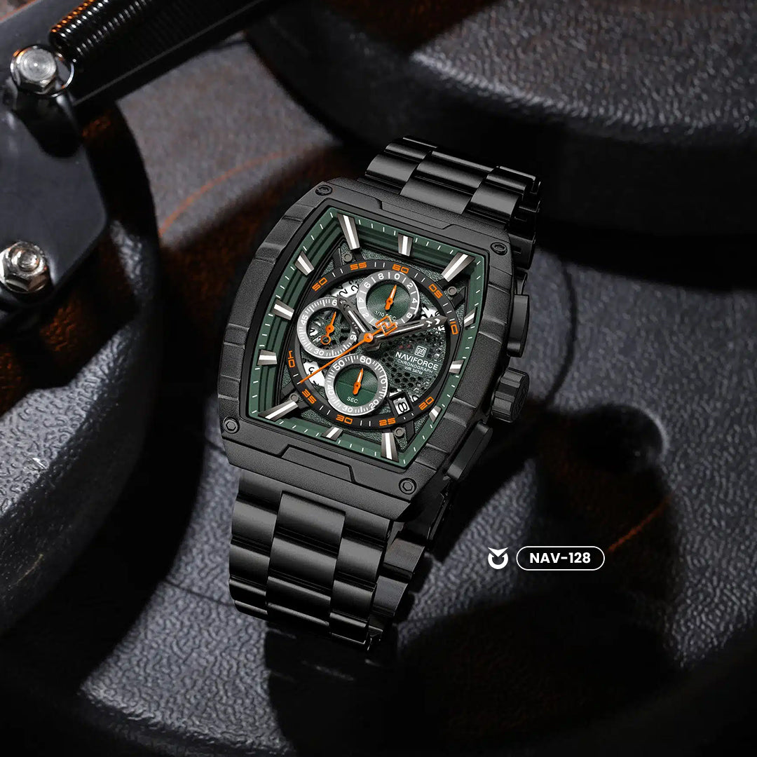 RELOJ NAVIFORCE NF8066 ORIGINAL ELEGANTEN NEGRO | NAV-127, NAV-128, NAV-129 PARA HOMBRE