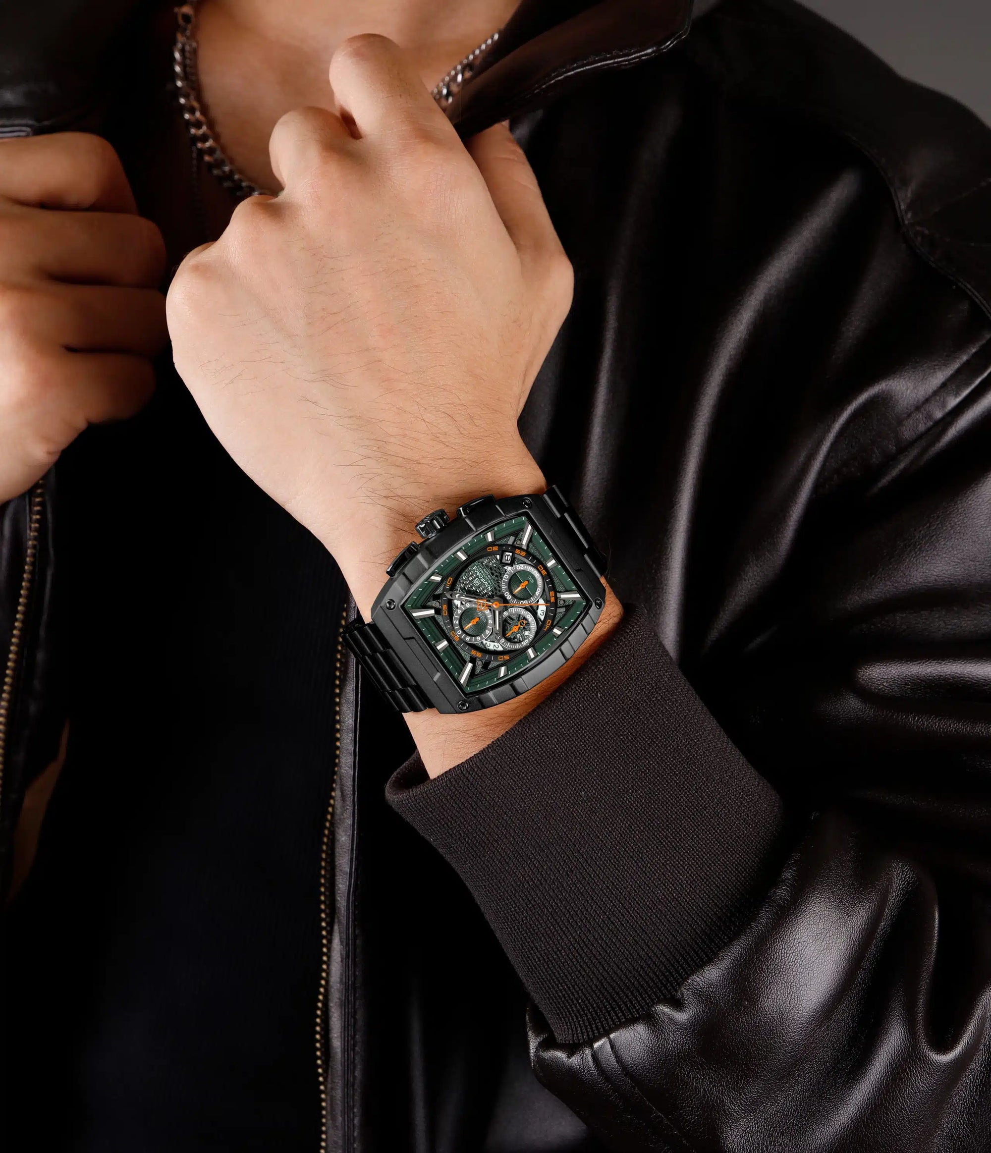 RELOJ NAVIFORCE NF8066 ORIGINAL ELEGANTEN NEGRO | NAV-127, NAV-128, NAV-129 PARA HOMBRE