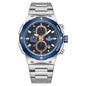 RELOJ NAVIFORCE NF8072 ORIGINAL ELEGANTEN NEGRO Y PLATEADO  | NAV-119, NAV-120, NAV-121, NAV-122 PARA HOMBRE