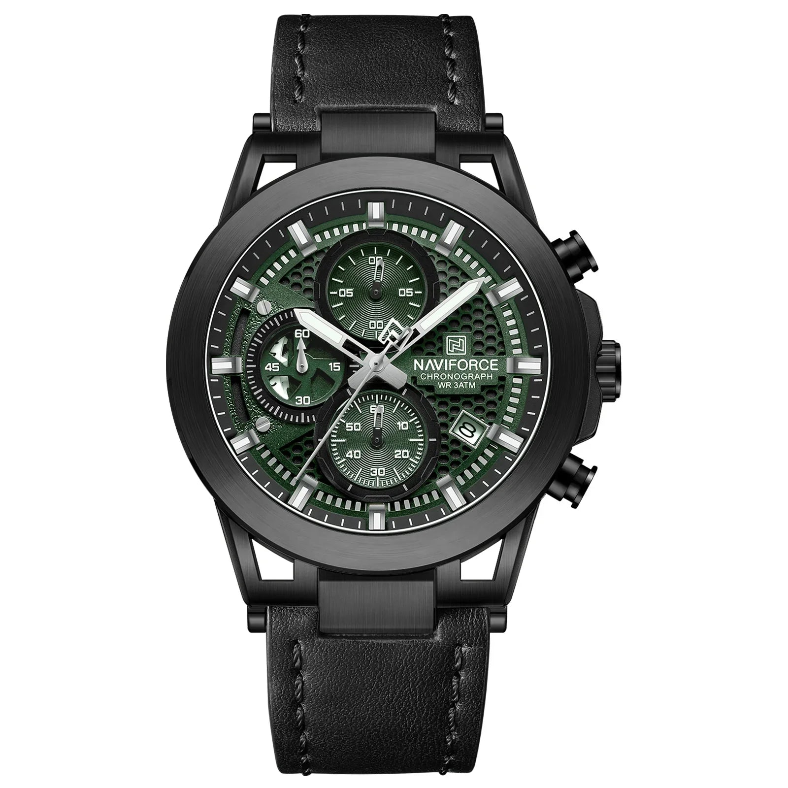 RELOJ NAVIFORCE NF8073 ORIGINAL ELEGANTEN NEGRO Y AZUL | NAV-123, NAV-124, NAV-125  PARA HOMBRE