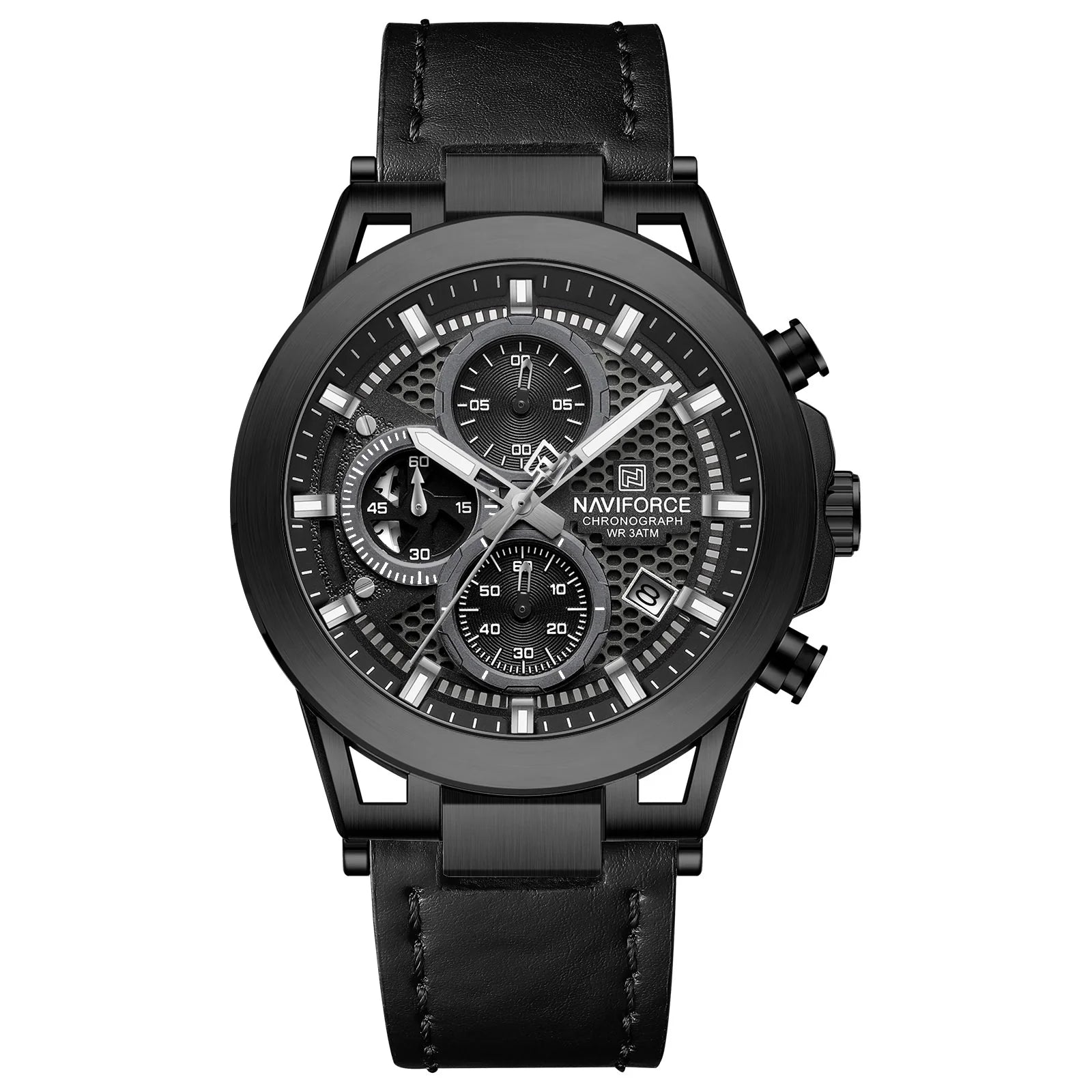 RELOJ NAVIFORCE NF8073 ORIGINAL ELEGANTEN NEGRO Y AZUL | NAV-123, NAV-124, NAV-125 PARA HOMBRE