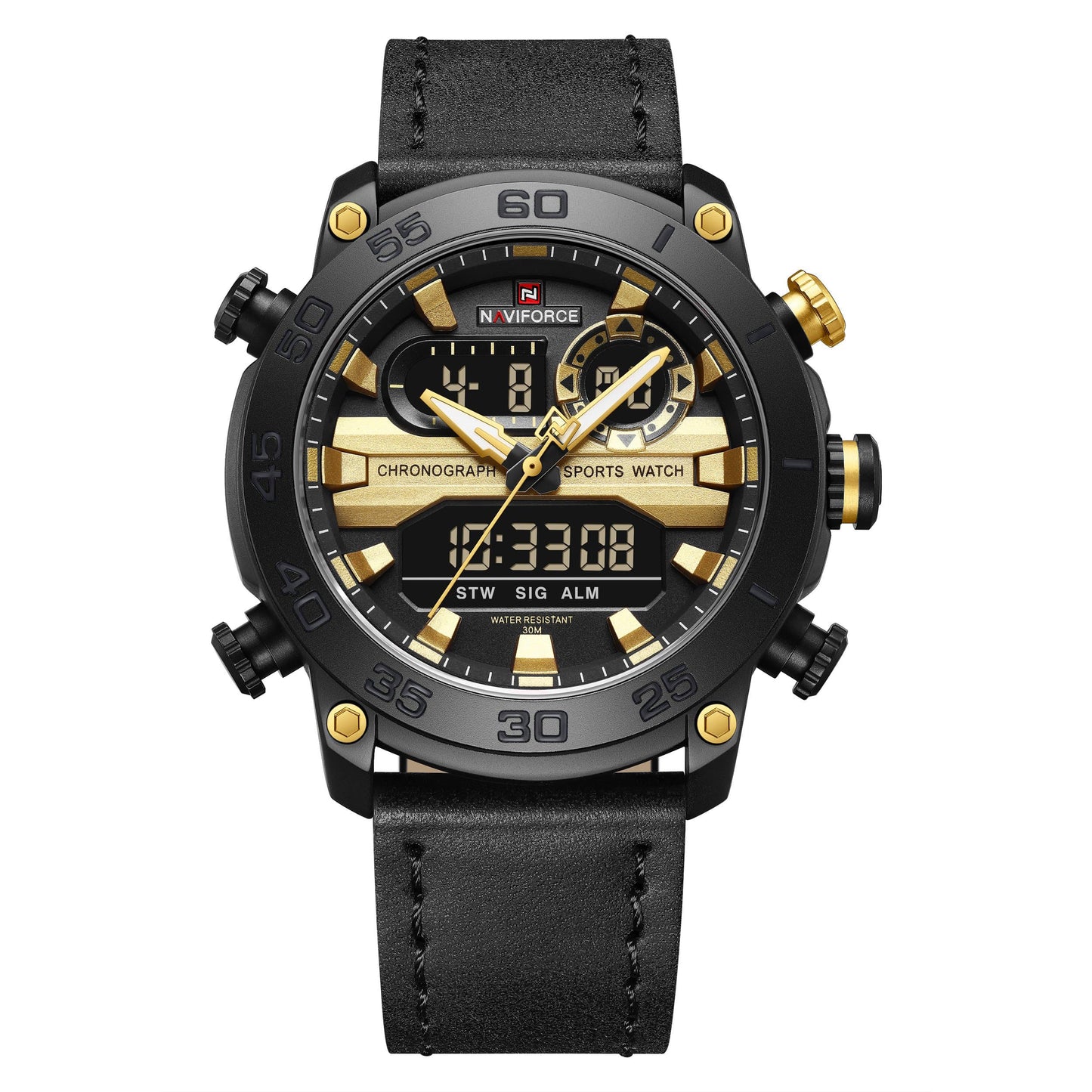 RELOJ NAVIFORCE NF9235 ORIGINAL CASUAL NEGRO Y MARRON | NAV-132, NAV-133, NAV-134 PARA HOMBRE