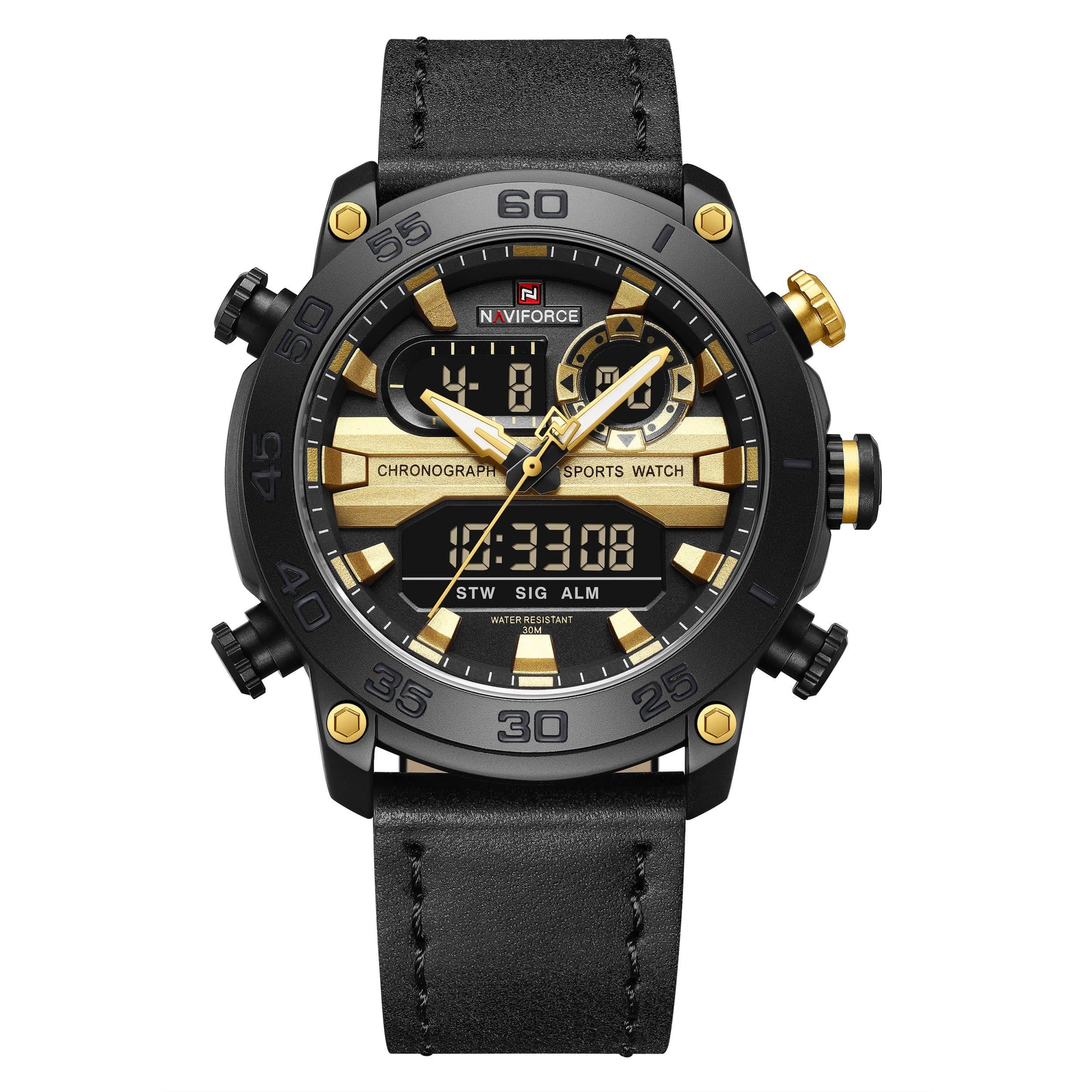 RELOJ NAVIFORCE NF9235 ORIGINAL CASUAL NEGRO Y MARRON | NAV-132, NAV-133, NAV-134 PARA HOMBRE