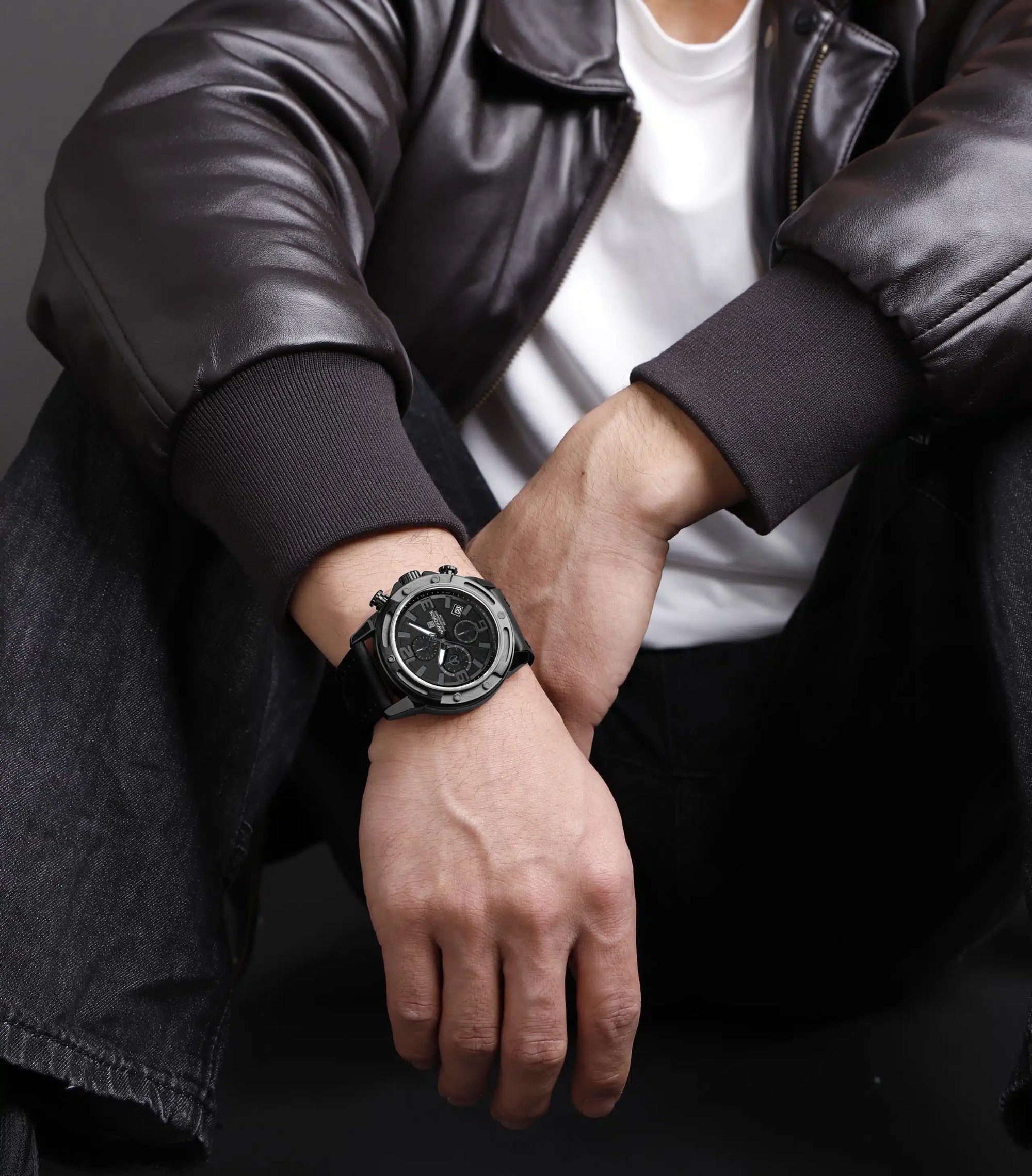 RELOJ NAVIFORCE NF 8074 ORIGINAL NEGRO Y AZUL | NAV-114, NAV-115 PARA HOMBRE