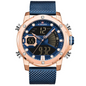 RELOJ NAVIFORCE ORIGINAL - ELEGANTE Y CASUAL - AZUL  - NAV-60 