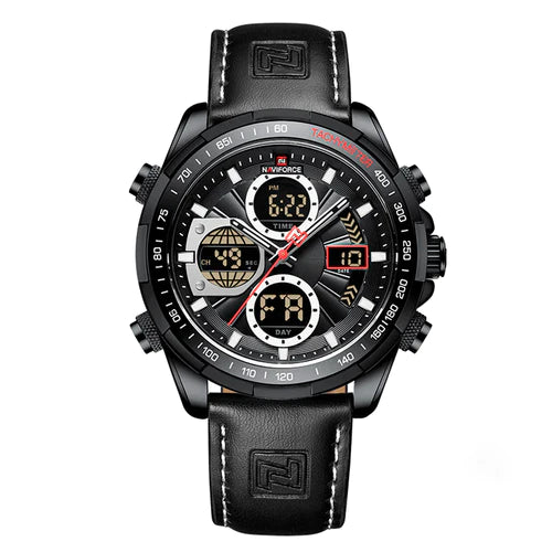RELOJ NAVIFORCE ORIGINAL - ELEGANTE Y CASUAL - VERDE Y NEGRO  | NAV-68 para hombre