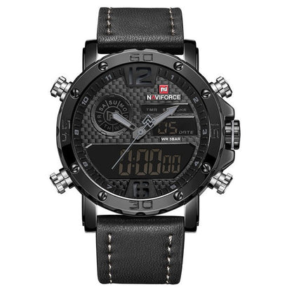 RELOJ NAVIFORCE ORIGINAL - NEGRO, MARRON PARA HOMBRE 9134 | NAV-13 | NAV-14