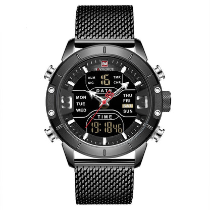 RELOJ NAVIFORCE ORIGINAL CASUAL AZUL Y NEGRO NF9153S | NAV-10 | NAV-11 (4)