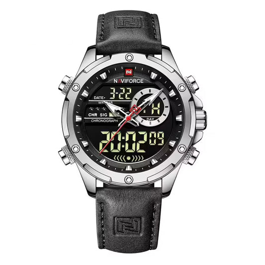 RELOJ NAVIFORCE ORIGINAL CASUAL MARRÓN Y NEGRO | NAV-112 | NAV-113 (3)