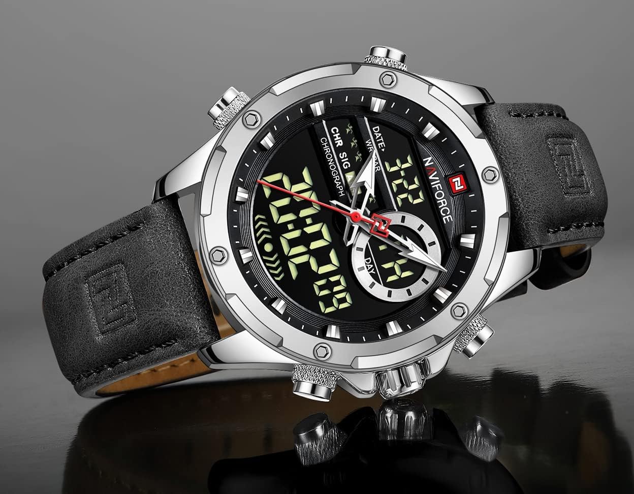RELOJ NAVIFORCE ORIGINAL CASUAL MARRÓN Y NEGRO | NAV-112 | NAV-113 (5)