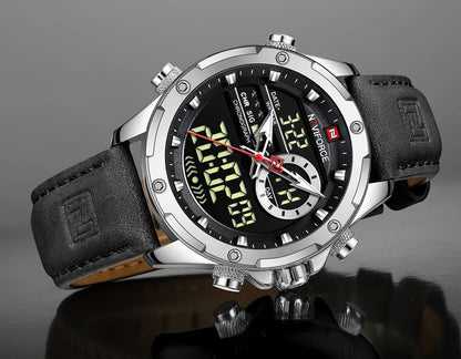 RELOJ NAVIFORCE ORIGINAL CASUAL MARRÓN Y NEGRO | NAV-112 | NAV-113 (5)
