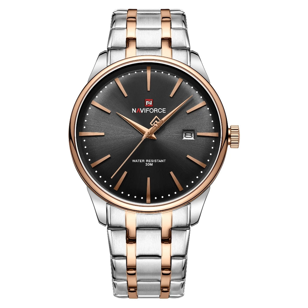 RELOJ NAVIFORCE ORIGINAL ELEGANTE PLATEADO | NAV-140, NAV-141, NAV-142 PARA HOMBRE