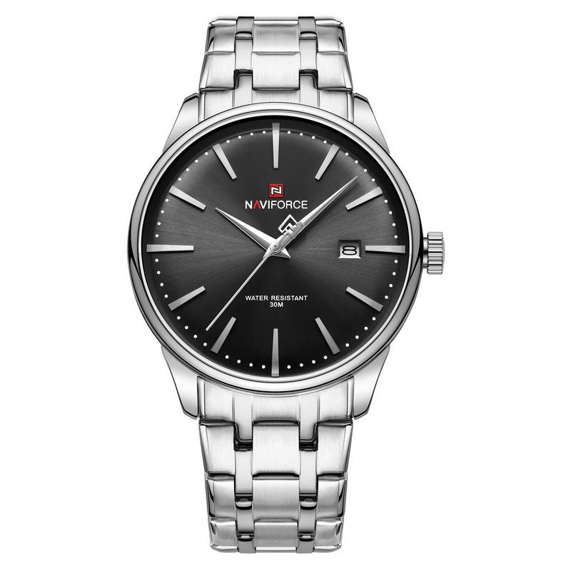 RELOJ NAVIFORCE ORIGINAL ELEGANTE PLATEADO | NAV-140, NAV-141, NAV-142 PARA HOMBRE