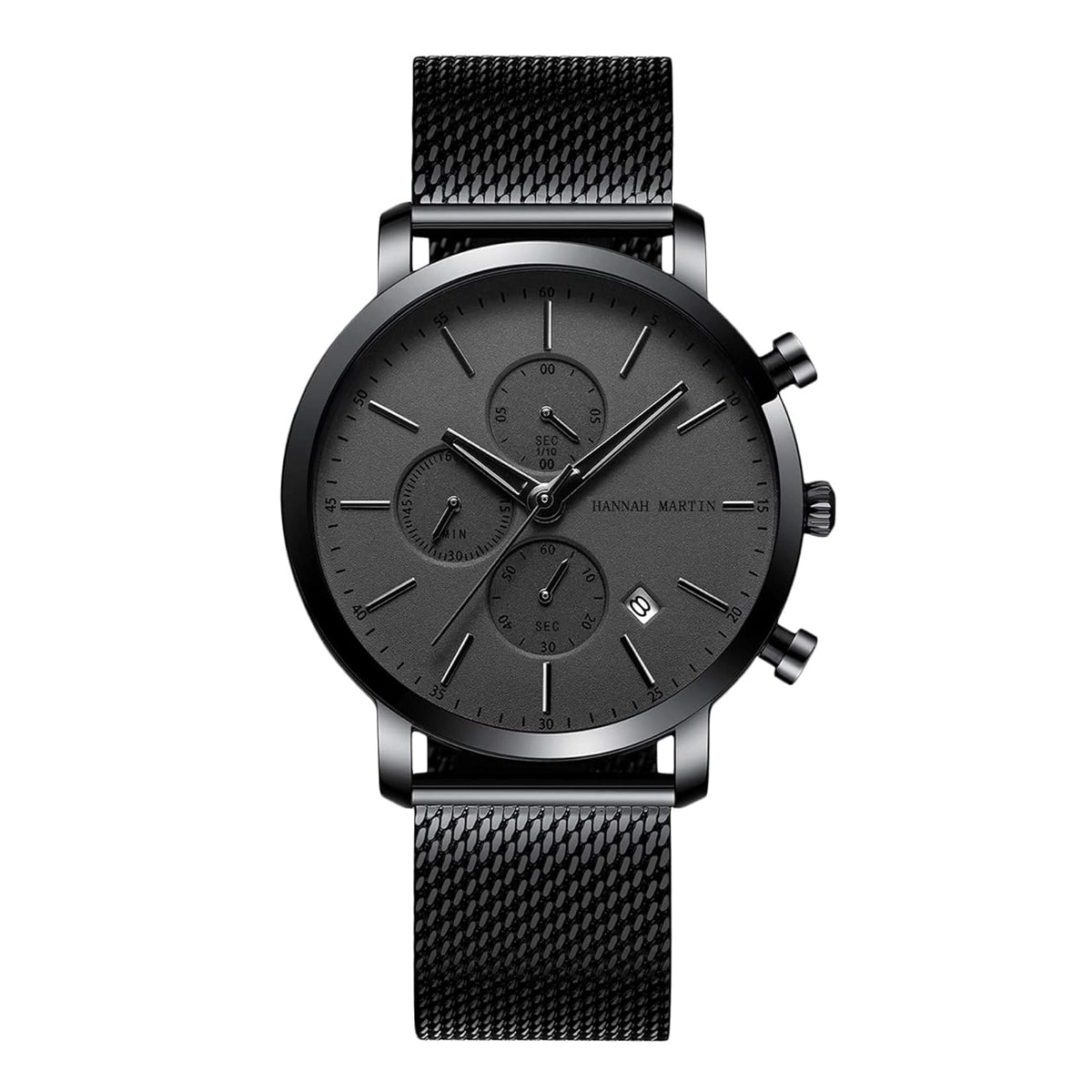 RELOJ ORIGINAL HANNAH MARTIN - CASUAL Y ELEGANTE - NEGRO | HAN-5 