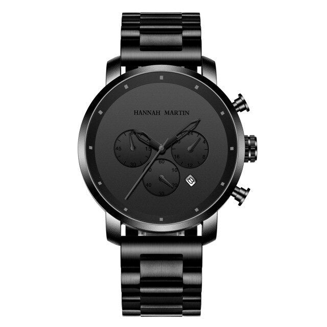 RELOJ ORIGINAL HANNAH MARTIN - CASUAL Y ELEGANTE - NEGRO HAN-8 
