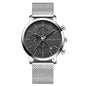 RELOJ ORIGINAL HANNAH MARTIN - CASUAL Y ELEGANTE - PLATEADO | HAN-66
