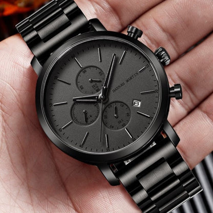 RELOJ ORIGINAL HANNAH MARTIN - ELEGANTE Y CASUAL - BLACK COMPLETO | HAN-61 (4)