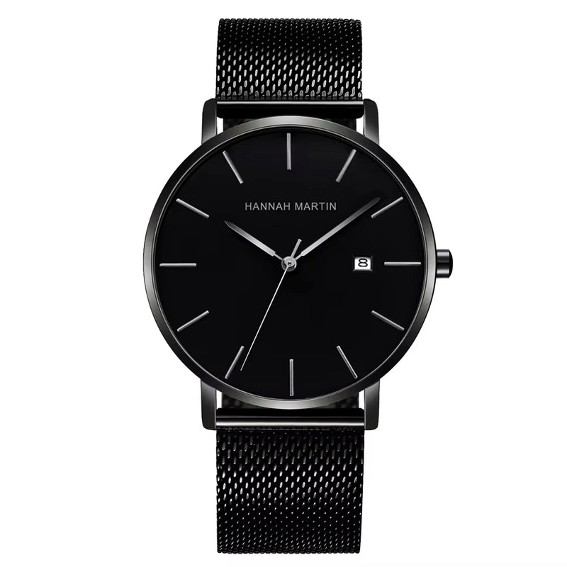 RELOJ ORIGINAL HANNAH MARTIN - ELEGANTE Y CASUAL - NEGRO,  AZUL Y DORADO | HAN-85 | HAN-86 | HAN-87 | HAN-84 PARA HOMBRE