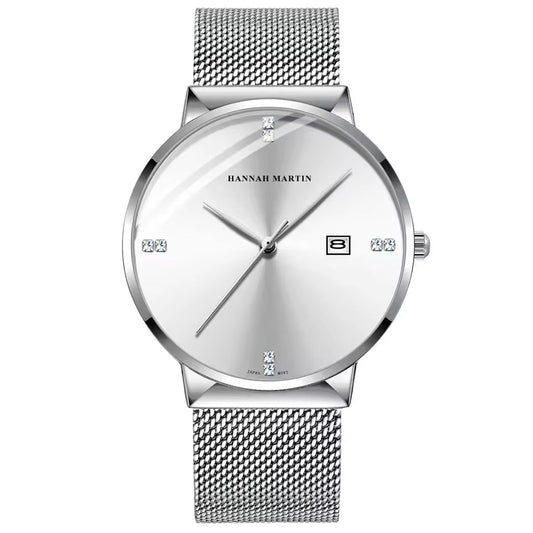 RELOJ ORIGINAL HANNAH MARTIN - ELEGANTE Y CASUAL - NEGRO, AZUL Y PLATEADO | HAN-22 | HAN-24 | HAN-89 | HAN-90