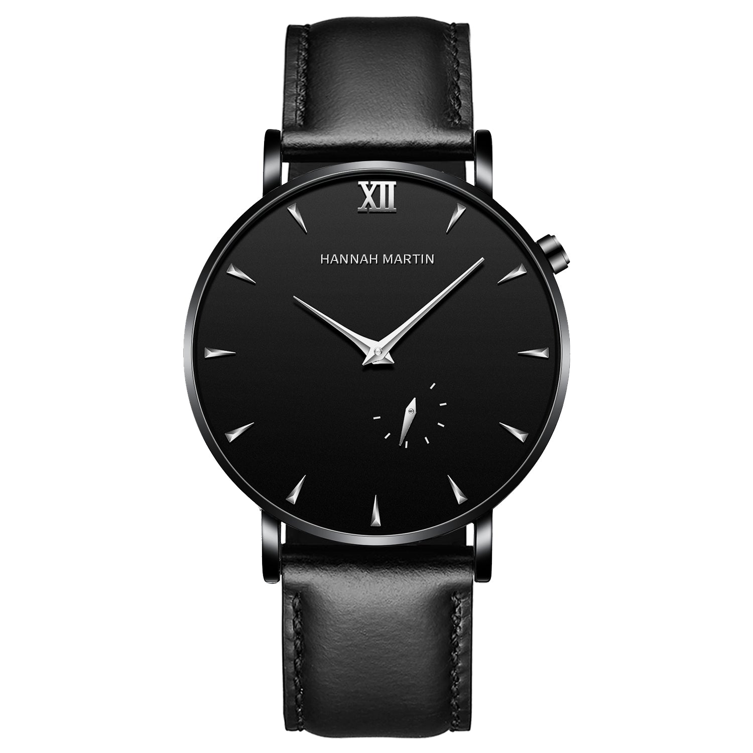 RELOJ ORIGINAL HANNAH MARTIN - ELEGANTE Y CASUAL - NEGRO | HAN-92 | HAN-93 PARA HOMBRE