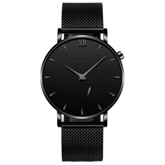 RELOJ ORIGINAL HANNAH MARTIN - ELEGANTE Y CASUAL - NEGRO | HAN-92 | HAN-93 PARA HOMBRE