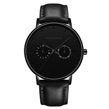 RELOJ ORIGINAL HANNAH MARTIN - ELEGANTE Y CASUAL - NEGRO, MARRON Y PLATEADO | HAN-73 | HAN-74 | HAN-75 | HAN-76 | HAN-77 | HAN-78 PARA HOMBRE