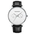 RELOJ ORIGINAL HANNAH MARTIN - ELEGANTE Y CASUAL - NEGRO, MARRON Y PLATEADO | HAN-73 | HAN-74 | HAN-75 | HAN-76 | HAN-77 | HAN-78 PARA HOMBRE