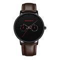 RELOJ ORIGINAL HANNAH MARTIN - ELEGANTE Y CASUAL - NEGRO, MARRON Y PLATEADO | HAN-73 | HAN-74 | HAN-75 | HAN-76 | HAN-77 | HAN-78 PARA HOMBRE