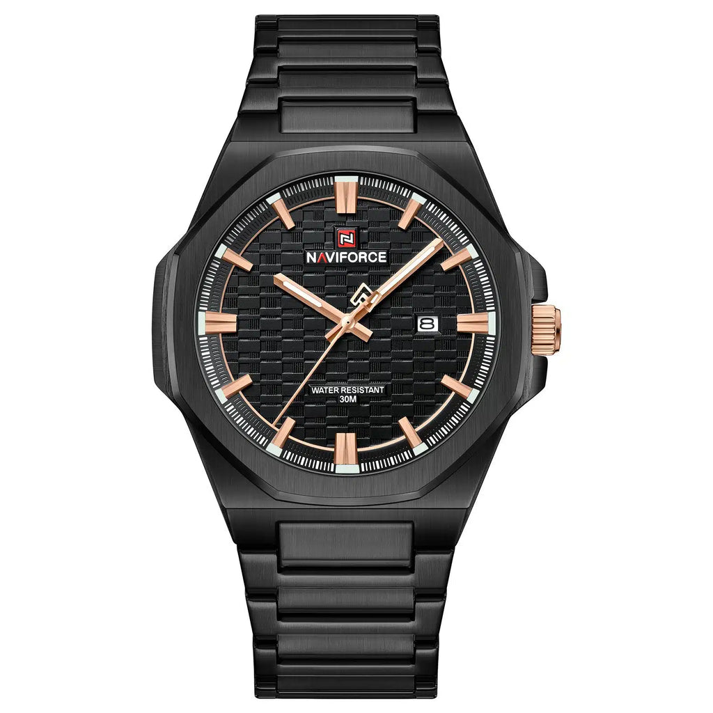 RELOJ ORIGINAL NAVIFORCE - ELEGANTE Y CASUAL - NEGRO, AZUL Y PLATEADO | NAV-116 | NAV-117 | NAV-118 PARA HOMBRE (1)