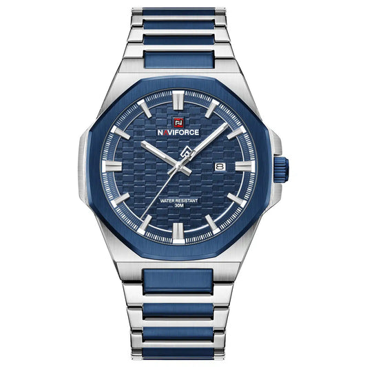 RELOJ ORIGINAL NAVIFORCE - ELEGANTE Y CASUAL - NEGRO, AZUL Y PLATEADO | NAV-116 | NAV-117 | NAV-118 PARA HOMBRE (4)