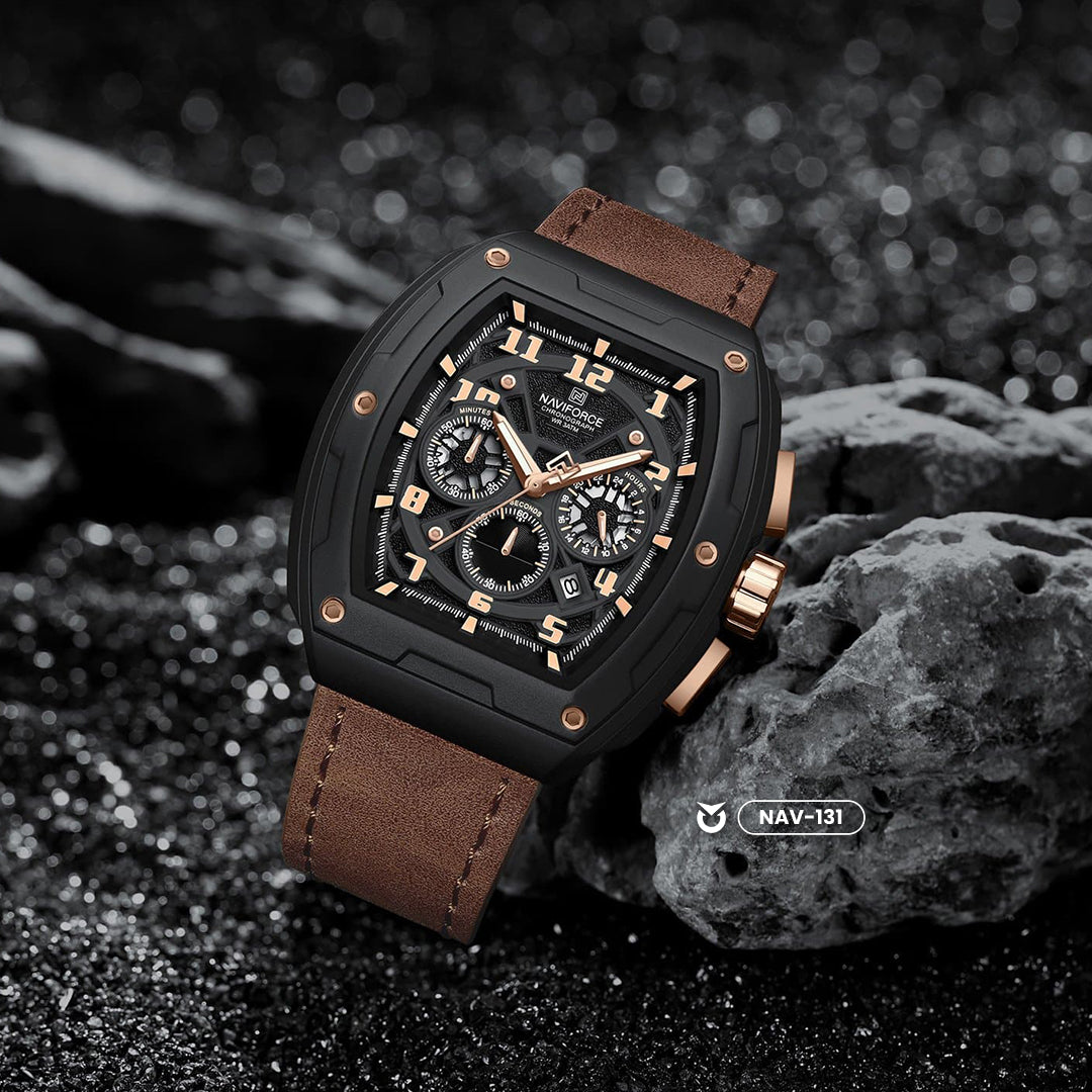 RELOJ ORIGINAL NAVIFORCE - CASUAL - VERDE Y MARRON | NAV-129| NAV-130 | NAV-131 PARA HOMBRE (2)