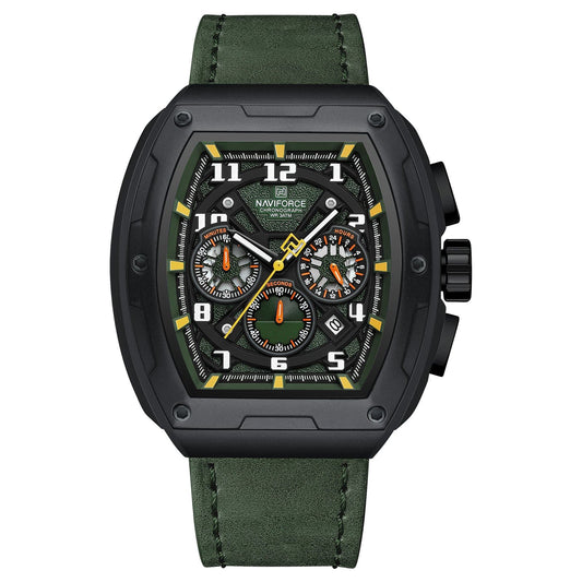 RELOJ ORIGINAL NAVIFORCE - CASUAL - VERDE Y MARRON | NAV-129| NAV-130 | NAV-131 PARA HOMBRE (4)