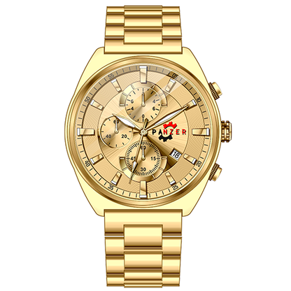RELOJ PANZER ORIGINAL - ELEGANTE DORADO | PAN-20 PARA HOMBRE
