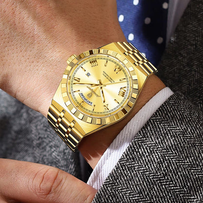 RELOJ POEDAGAR ORIGINAL - ELEGANTE DORADO| POE-48