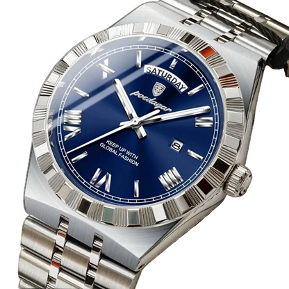 RELOJ POEDAGAR ORIGINAL - ELEGANTE PLATEADO | POE-50
