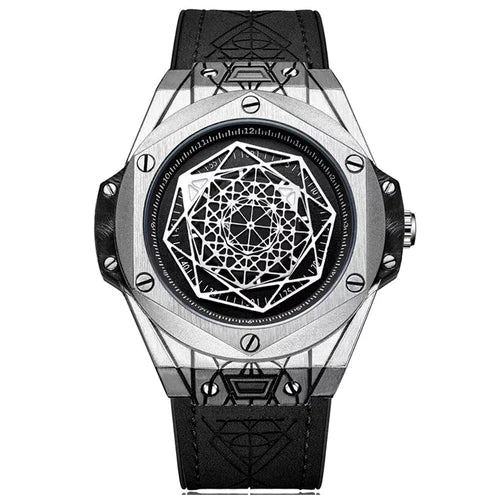 RELOJ RUIMAS ORIGINAL - CASUAL NEGRO Y DORADO PARA HOMBRE  533G | RUI-10 | RUI-11 | RUI-1 (1)