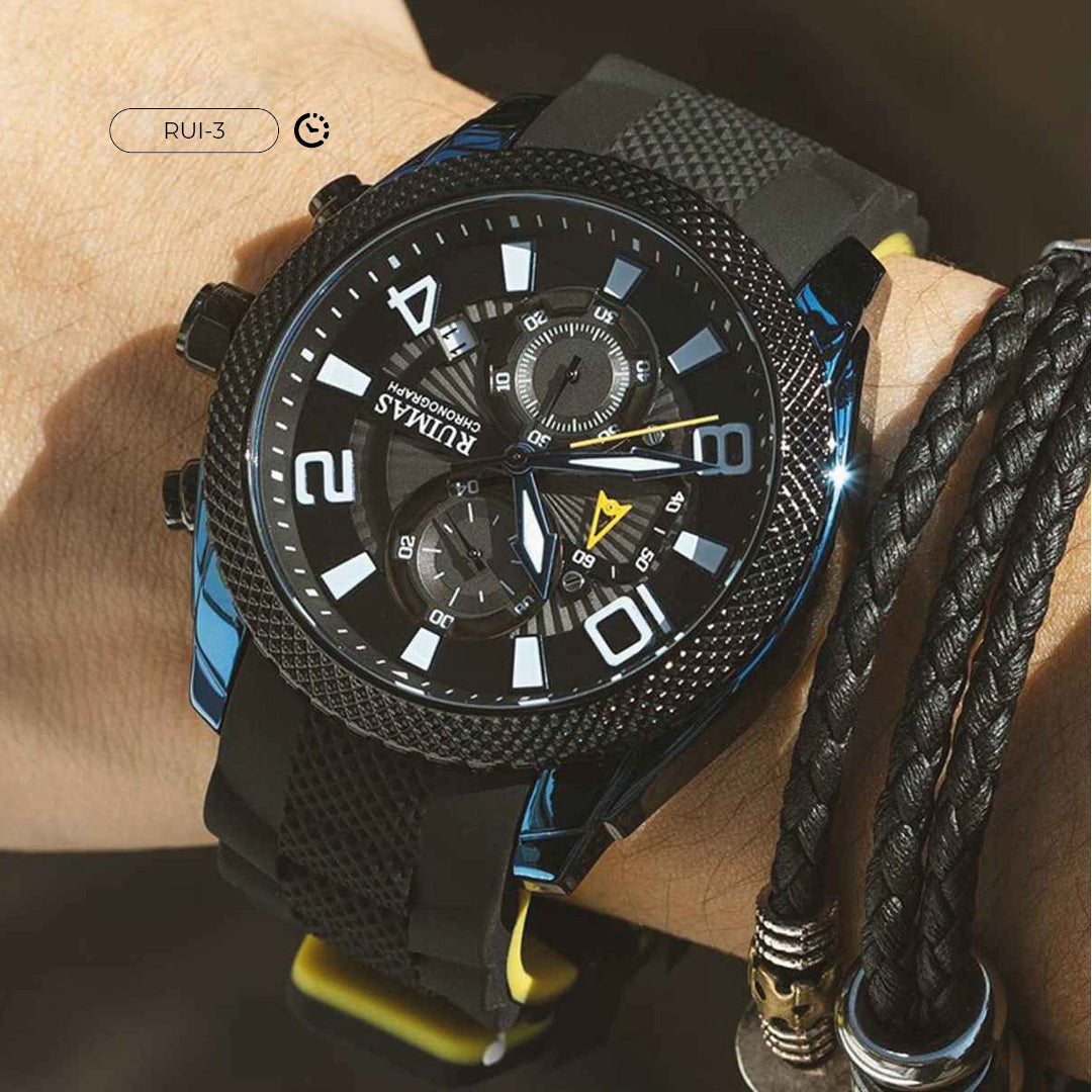 RELOJ RUIMAS ORIGINAL - CASUAL NEGRO | RUI-3 PARA HOMBRE