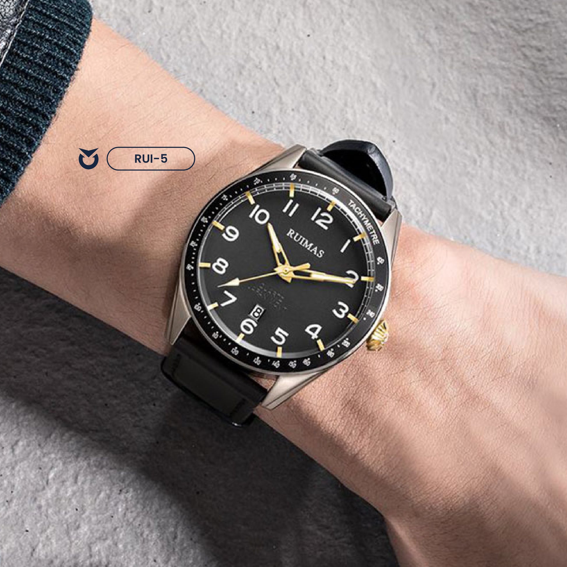 Reloj_Ruimas_Negro_RUI-5 para Hombre