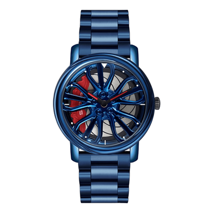 RELOJ SANDA 1057 - NEGRO , PLATEADO Y AZUL | SAN-54, SAN-138, SAN-139