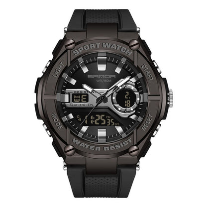 RELOJ SANDA ORIGINAL - CASUAL NEGRO Y VERDE PARA HOMNBRE |  SAN-110 | SAN-111 | SAN-112