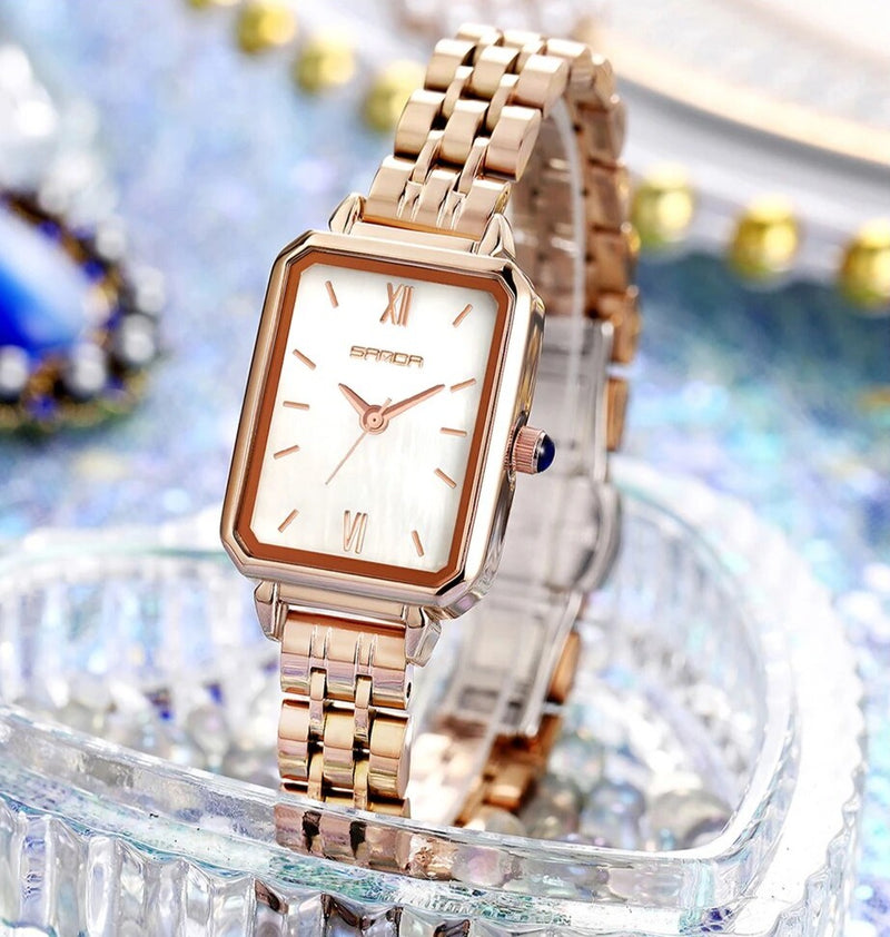 RELOJ SANDA ORIGINAL ELEGANTE DORADO PARA MUJER | SAN-118 | SAN-120