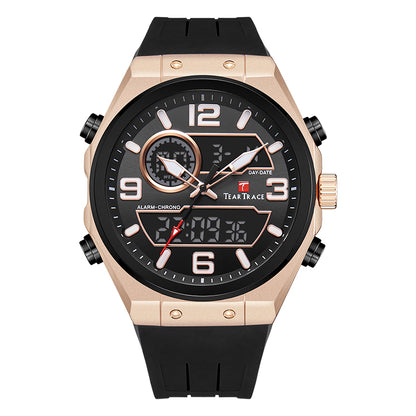 RELOJ TEARTRACE ORIGINAL - CASUAL DORADO NEGRO AZUL VERDE Y NARANJA TT6021 | TEA-29, TEA-30, TEA-31, TEA-32, TEA-33 PARA HOMBRE