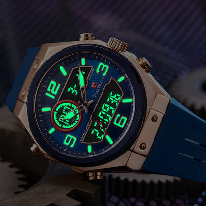 RELOJ TEARTRACE ORIGINAL - CASUAL DORADO NEGRO AZUL VERDE Y NARANJA TT6021 | TEA-29, TEA-30, TEA-31, TEA-32, TEA-33 PARA HOMBRE