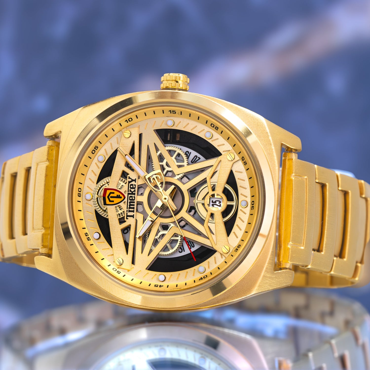 RELOJ TIMEKEY 1115 ORIGINAL - DORADO Y PLATEADO | TIM-1, TIM-2 PARA HOMBRE