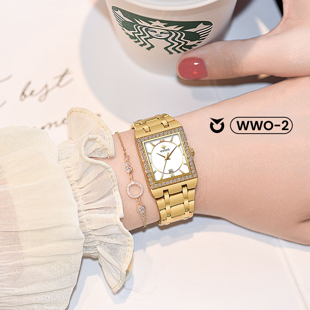 RELOJ WWOOR ORIGINAL DORADO | WWO-2 PARA MUJER