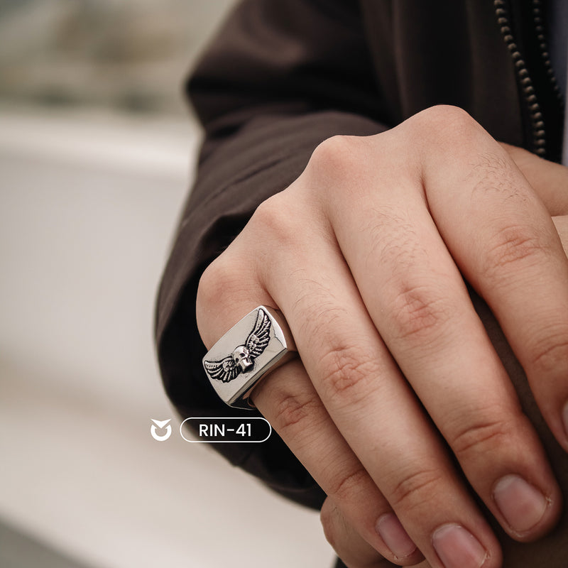 ANILLO RIDE OR DIE PLATEADO| RIN-41