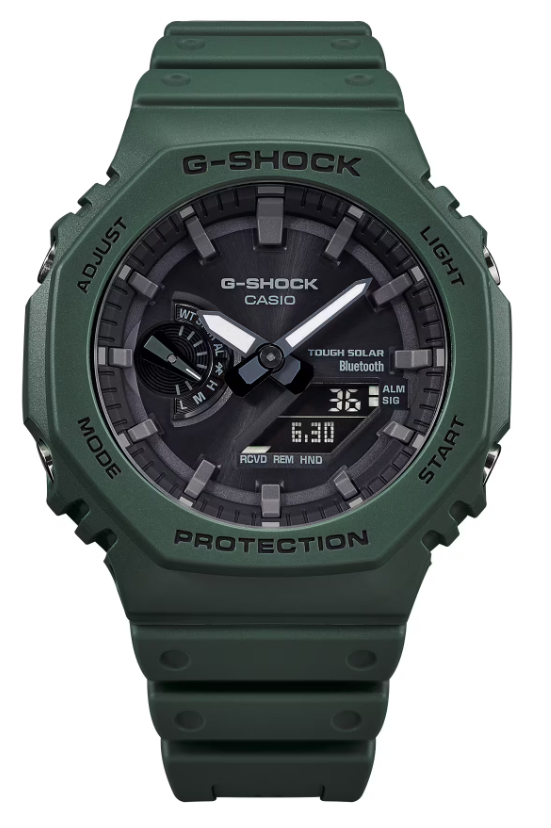 Reloj_G-Shock-Original-GA-B2100-3A PARA HOMBRE - VERDE - PLOMO