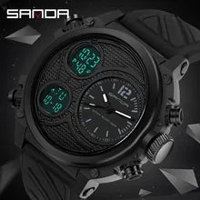 Reloj Sanda Negro 3002 SAN-101 para hombre